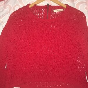 Red sweater